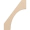Ekena Millwork 3-inch W x 18-inch D x 24-inch H Westlake Rough Cedar Woodgrain TimberThane Knee Brace, Primed BRCUR03X18X24WTLRCPR - alternate 6